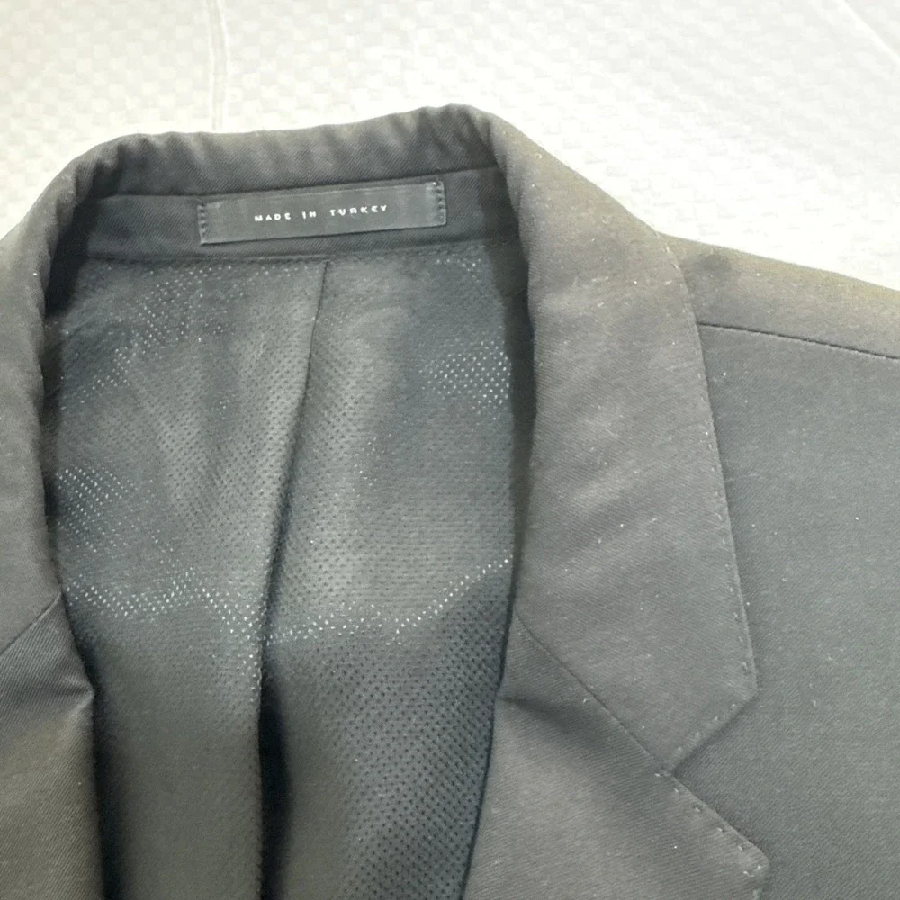 Hugo‎ Boss Guabello 1815 Italy Super 120 Black Sz 40L Men's